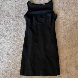 MM Lafleur Classic Black Midi Dress